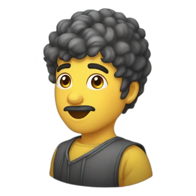 mor tavşan sarı gözlü sticker