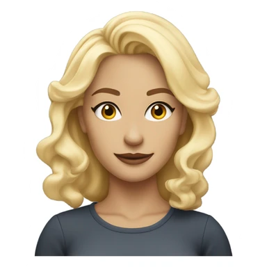 Sassy blonde sticker