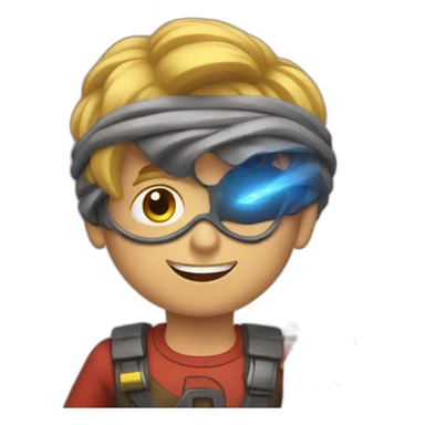 puzzle with superpower sticker