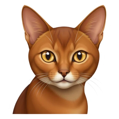 Abyssinian cat sticker