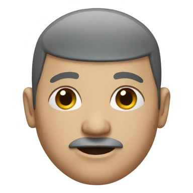 Fat bald man sticker