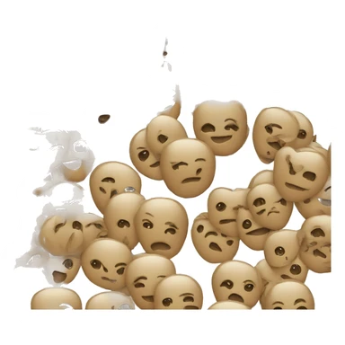 Apple in style of skype emojis sticker