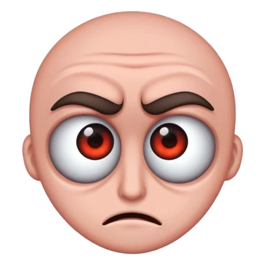 Crazy stalker eyes sticker