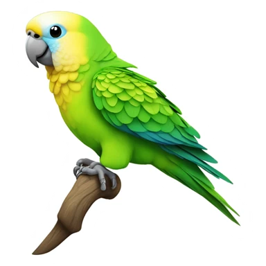 Parakeet yelling sticker