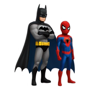 Batman vs Spider-Man sticker