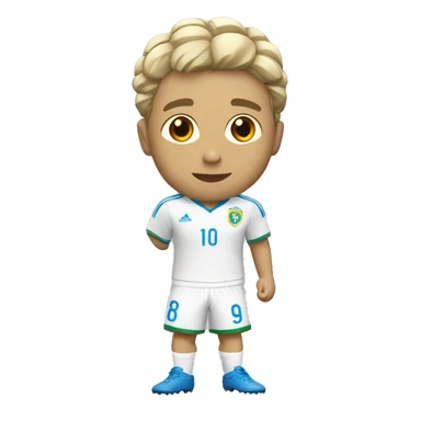 Un brésilien blanc qui joue au foot  sticker