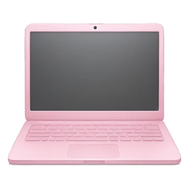 Light pink laptop sticker