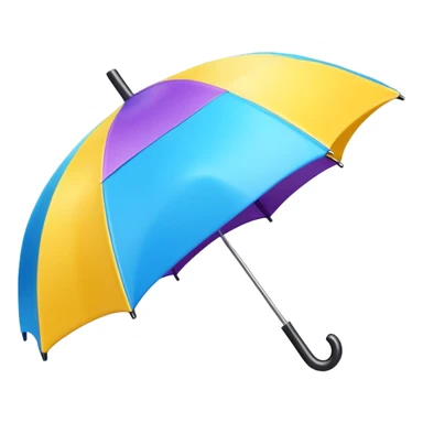  Umbrella 3D emoji png sticker