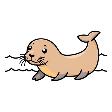 Sea lion sticker