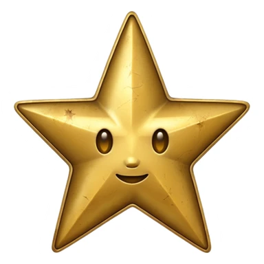 vintage star sticker