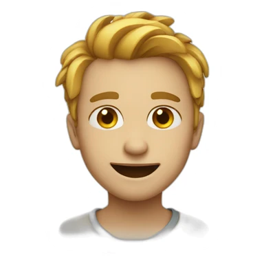 Smile + tear sticker