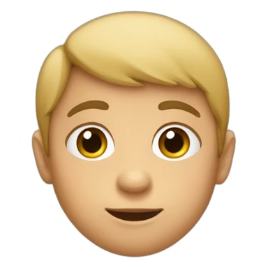 Niño pequeño con ojos grandes sticker