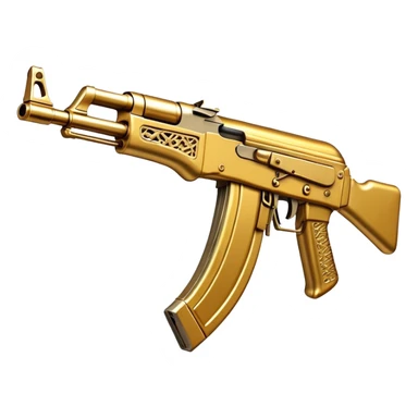 gold AK47 sticker