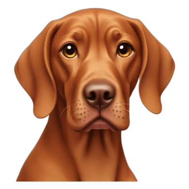 vizsla dog sticker
