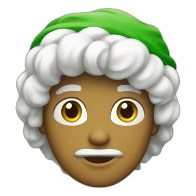 yorkshire with a green headband sticker