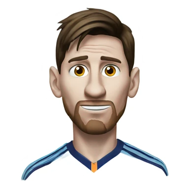 Lionel messi as a ghost sticker