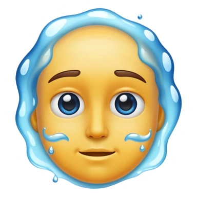 Face waterfall sticker