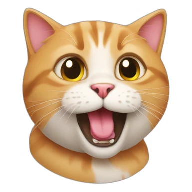 cat very funny sticker