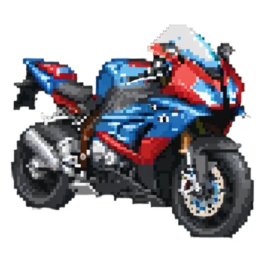 BMW S1000 racing motorcycle sticker