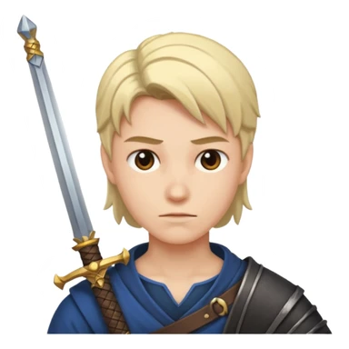 forgive with sword on shoulder sticker