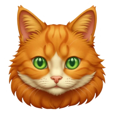 orange tabby cat sticker