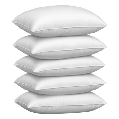 white pillow stack sticker
