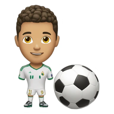 Ronaldo avec ballon d'or sticker