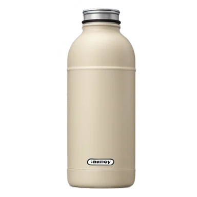 light beige stanley water bottle  sticker