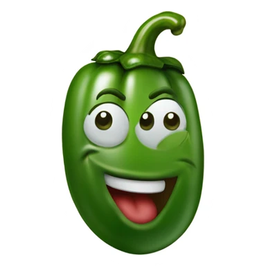 Jalepano with thumbs up  sticker