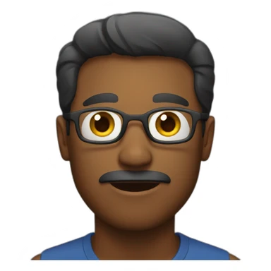 A man speaking sticker