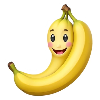 Funny banana sticker
