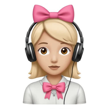 Наушниках й бантики sticker