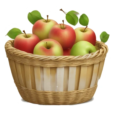 Basket of apples  sticker