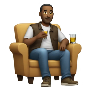 Dad drinking tequila sticker