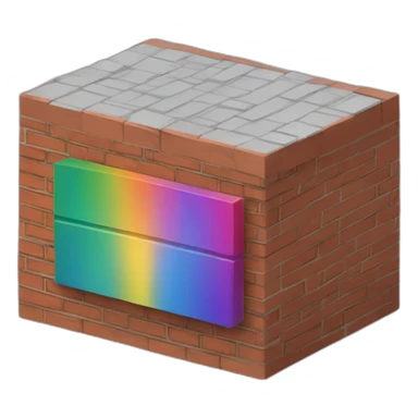LGBT brick sticker