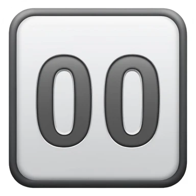 100 dans un carre gris sticker