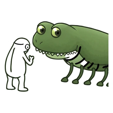 Human centipede sticker