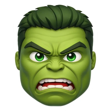 You don't give me sticker give me emoji of hulk sticker