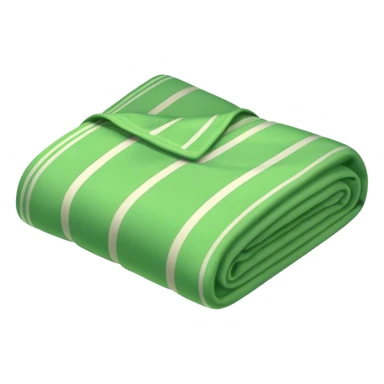 Green blanket cozy folded sticker