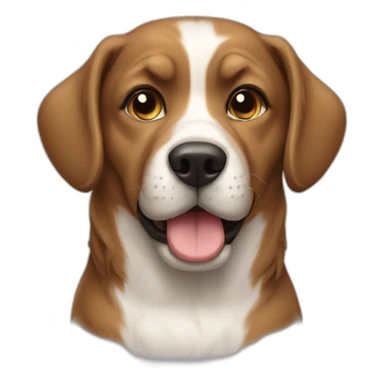 Chien avec un chat  sticker