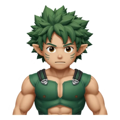 Deku natural smash sticker