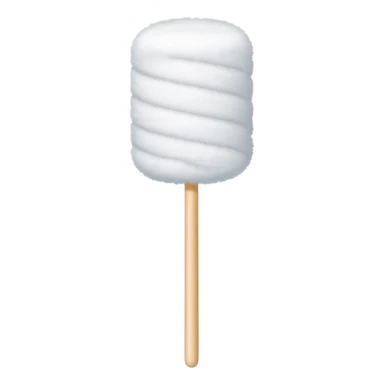 cotton swab sticker