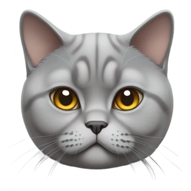 bored british shorthair sticker