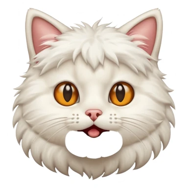 A cat farting sticker