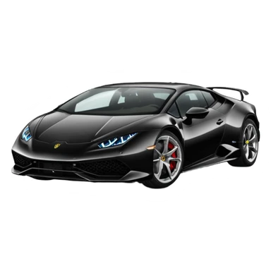 Lamborghini Huracanes, noir sticker