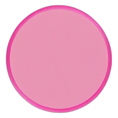 Pink circle sticker