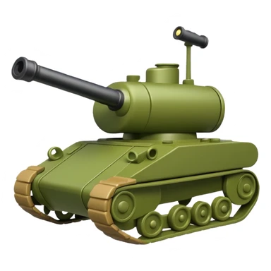 green toy tank sticker