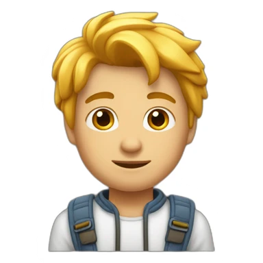 Garçon qui rigole fort sticker