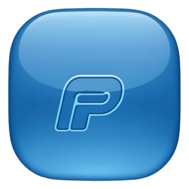 create an icon of the pay pal sticker