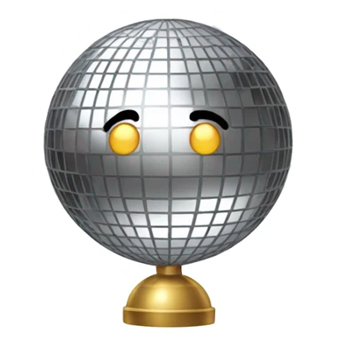 mirrorball with bow sticker